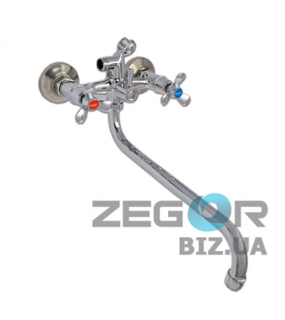 Змішувач для ванни з поворотним виливом ZEGOR (TROYA) LML7-A605