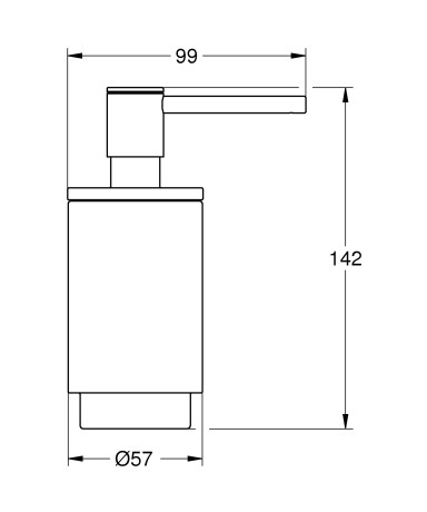 Дозатор рідкого мила Grohe Selection (41028000)