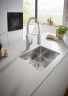 Змішувач для кухні з гнучким виливом Grohe Eurocube (31395000)