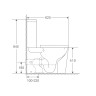 Унітаз-компакт Mixxus Premium Bevel-0401-T1 625x390x845mm, система змиву TORNADO 1.0 (MP6473)