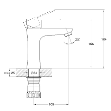 Змішувач для умивальника SOLONE JAT1-A094