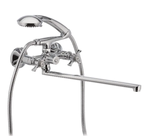 Смеситель для ванны Haiba ZEUS 140 с полнооборотной кран буксой (HB0419)